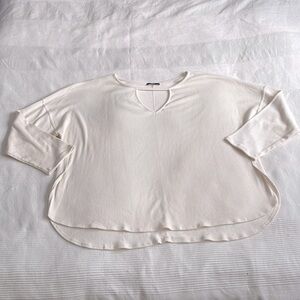 Tart Ribbed Ivory 3/4 Dolman Sleeve Top Size 4X NWT